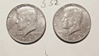 KENNEDY HALF DOLLAR,  40%  SILVER,  1968-D,  1969-D,  ---352