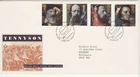 GB Stamps First Day Cover Centenary Death of Lord Tennyson, poem, author 1992