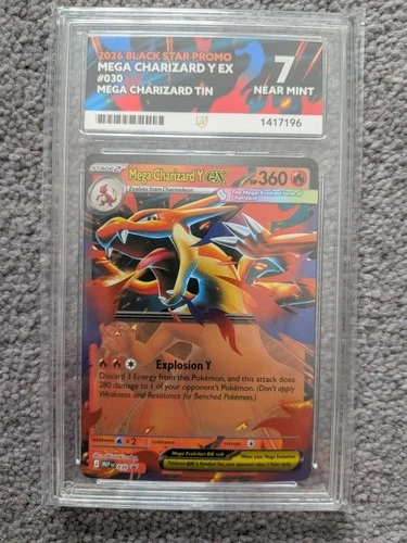 Mega Charizard Y ex Mega Evolution Promos Promo 030 ACE Graded 7 1417196