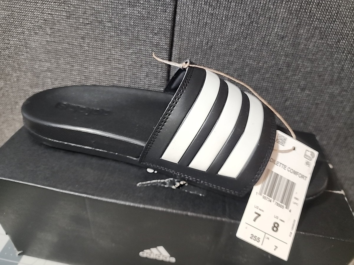 LEFT ONLY! Unisex Adidas Adilette Comfort Slide Black GZ5891 Men 7