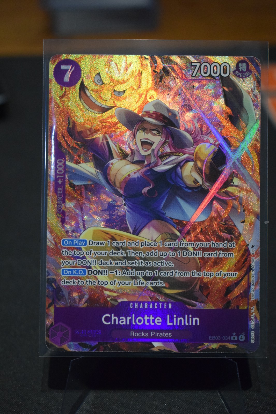 Charlotte Linlin EB03-034 Alt Art Extra Booster: One Piece Heroines Edition Foil