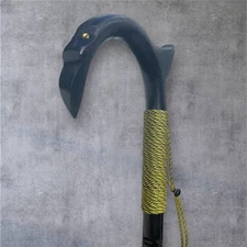 Walking Cane Black Mobility Personal Protection Palm Rest Hickory Masters USA X3