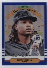 2019 Panini Donruss Optic Diamond Kings Blue Prizm 11/75 Jose Urena #20 4f5