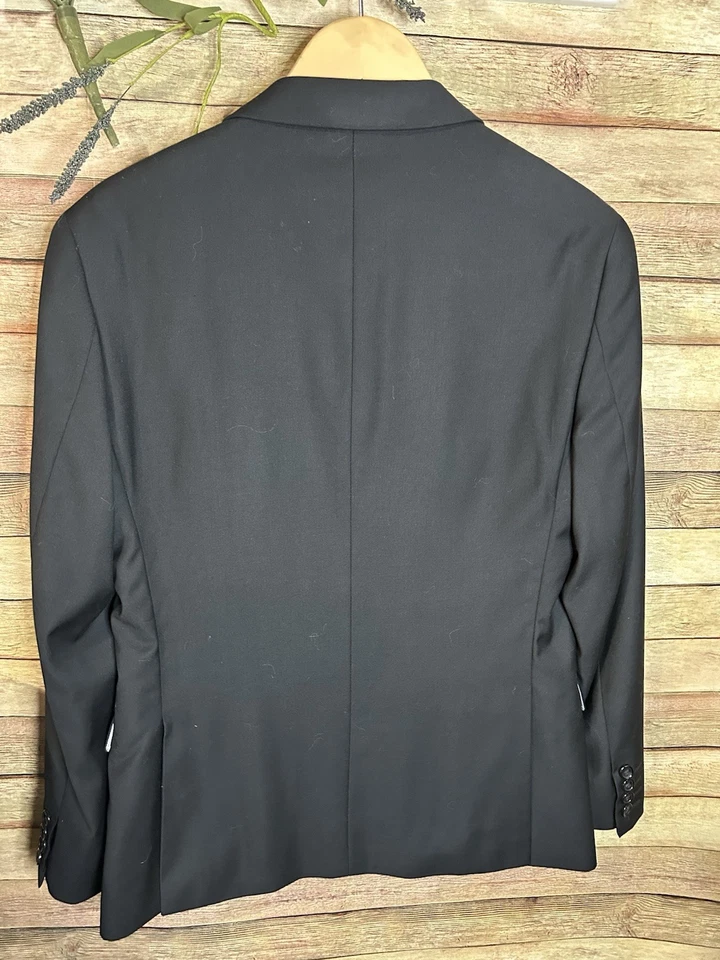 Blazer negro West End para hombre chaqueta de traje 38S 32W nuevo con etiquetas Foto 2 de 4