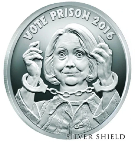 2016 1 OZ VOTE PRISON PROOF - SILVER SHIELD - Special Pricing on Iconic Silver