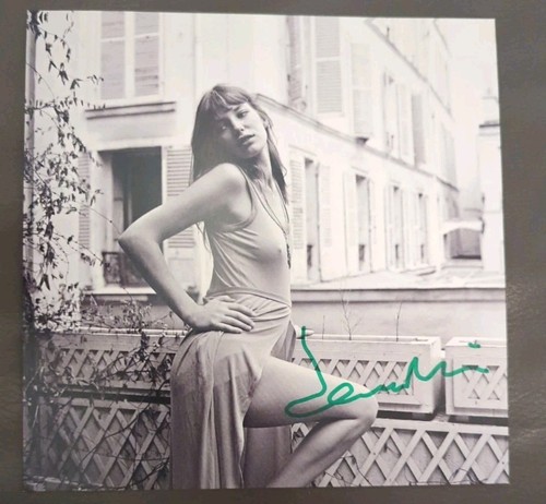 Jane Birkin original Autogramm auf Foto,autograph,Verstorben,Sexy,Je T'aime