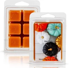 The Candle Daddy Pumpkin Spice Scented -Max Cinnamon Spice- Colorful Orange 