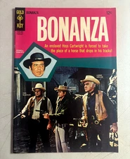 BONANZA #12 / 1965 / VF / PHOTO COVER / Comic Book - Check Description