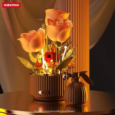 Interaktiver dekorativer Blumenstrauß - Belebter Lichtgarten