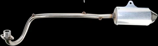 Sistema completo FMF PowerCore 4 con cabezal de acero inoxidable Honda CRF50F 04-25 Foto 3 de 4