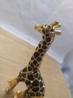 Large Giraffe Gold Enamel Trinket Box, Magnetic Keepsake Box 5 Inches — photo 6