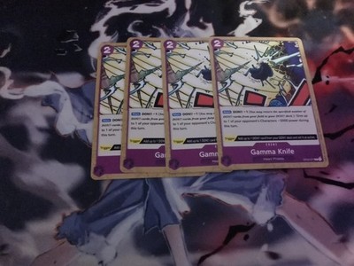 One Piece TCG - 4er Playset - OP05-077 Gamma Knife C/EN/NM