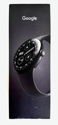 Google Pixel Watch 4  LTE  45mm Matte Black Aluminum Case with Obsidian