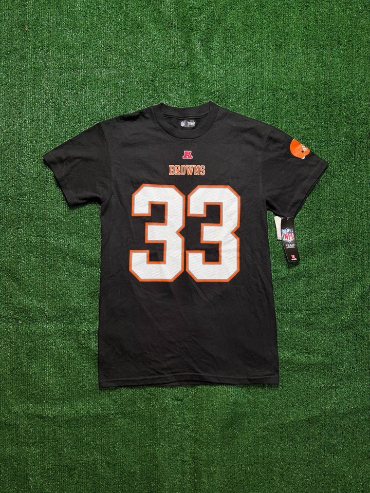 NFL Team Apparel Cleveland Browns #33 TRENT RICHARDSON Mens T Shirt Small - Изображение 2 из 4