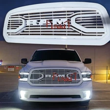 For 2013-2018 2016 Dodge Ram 1500 Front Big Horn White Grill  Grille  Upgrade