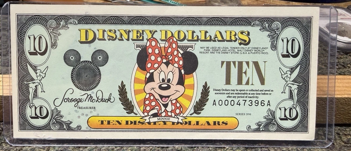 Minnie Mouse Disney Dollars (1968-Now) for sale | eBay