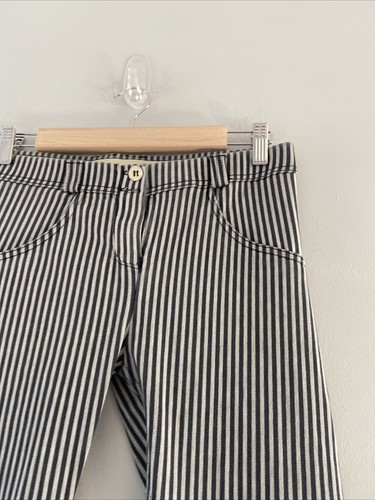 Freddy WR UP Jeans Size 10 Womens Grey Striped Skinny Pockets Low Rise - Picture 4 of 21
