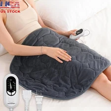 Weighted Heating Pad Pain Relief Extra Large Dual-Sided Cozy Velvet Softness New