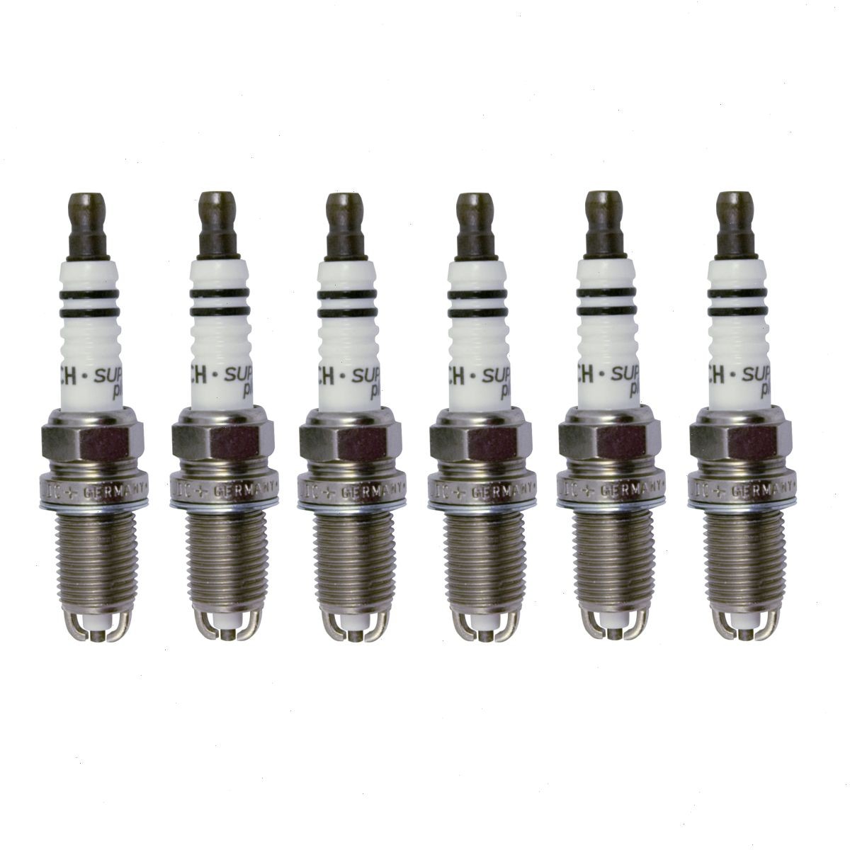 6 pc Bosch Nickel Copper Spark Plugs for 1992-1994 Audi 100 2.8L V6 Ignition dw
