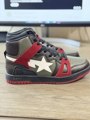 A BATHING APE BAPE BAPESTA 93 HI BAPE STA SNEAKERS US 8 NWB 100% Authentic  