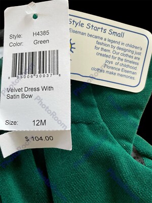 Florence Eiseman NWT Green Velveteen Satin Bow Embellished Lined Dress-12Mos | eBay Florence Eiseman NWT Green Velveteen Satin Bow Embellished Lined Dress-12Mos | eBay