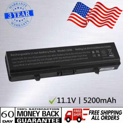 #ad Battery for Dell Inspiron 1525 1526 1440 1545 1546 1750 1545N 1546N Vostro 500 $15.49
