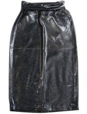 So Nikki Girl's Long Pleather Fitted Tube Skirt with Rollover Waistband