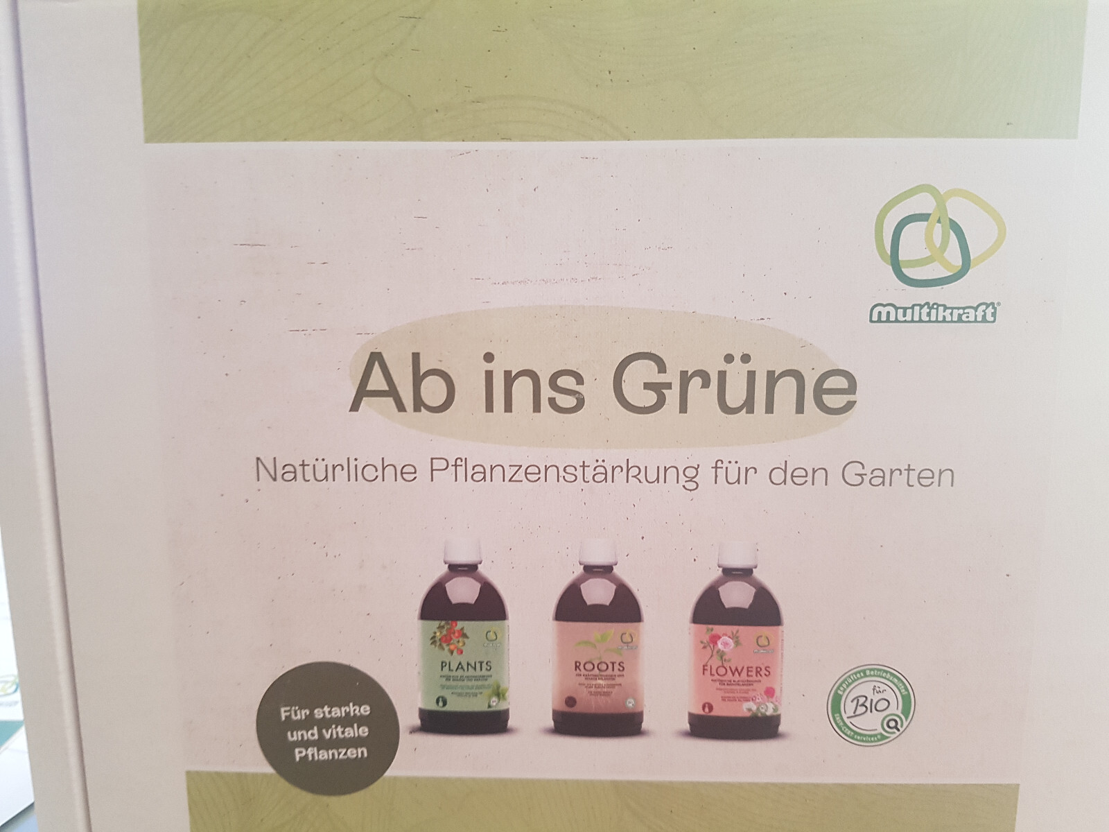 Ab ins Grüne Paket, 3 er Set, Roots, Flowers, Plants a' 0,5 Liter
