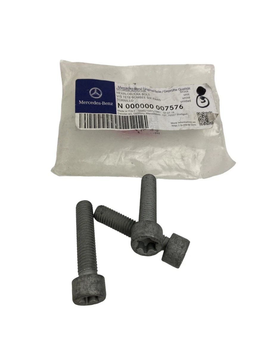 3-pack of Genuine Mercedes-Benz OEM Rear Driveshaft Shaft Bolts 