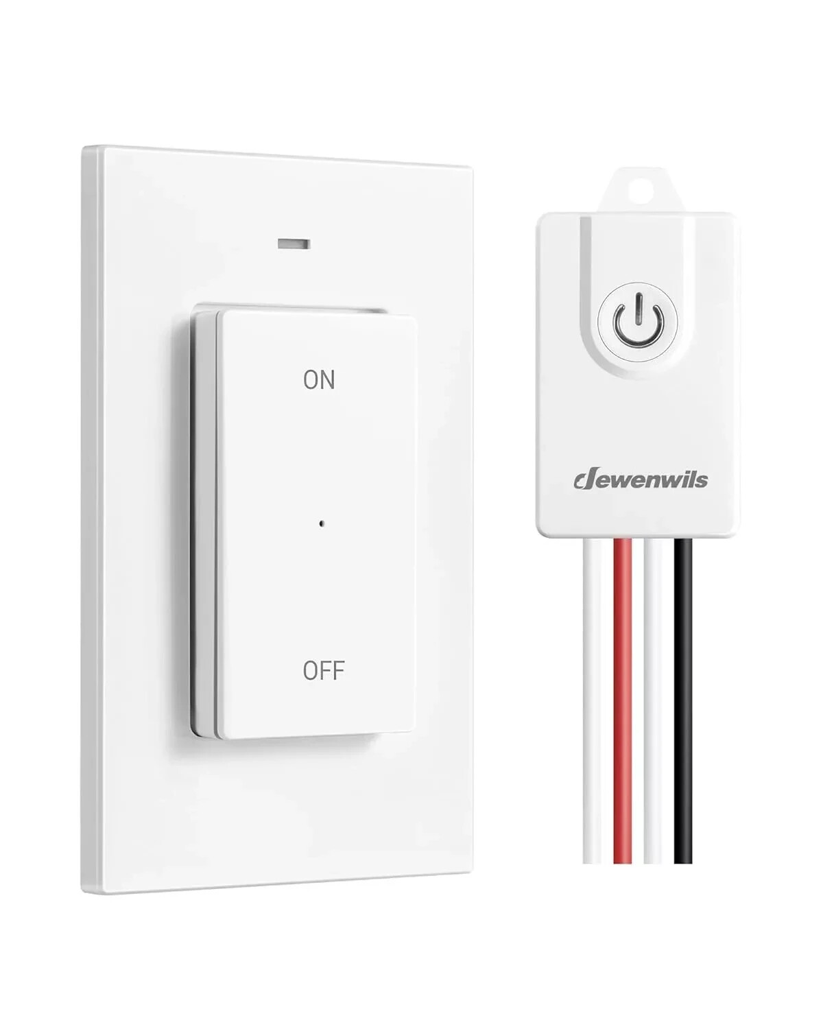 DEWENWILS Wireless Light Switch Kit Remote Control Light Switch, Programmable