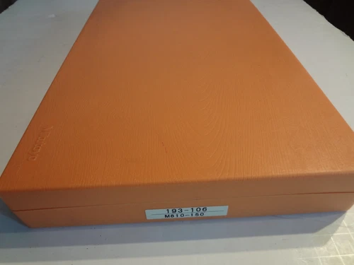 MITUTOYO 193-106 Digit Outside Micrometer, 100-125 mm, .01 mm with case