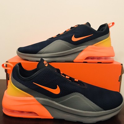 nike air max motion 2 orange and blue