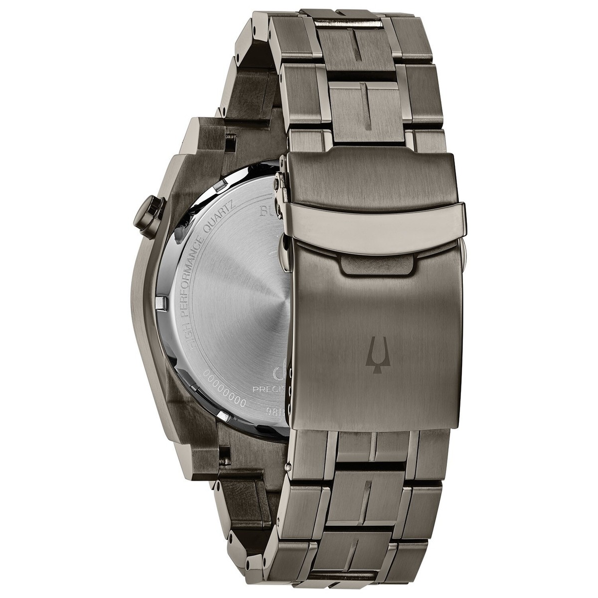 Bulova Men's Icon Quartz Chronograph Date Precisionist Gray Watch