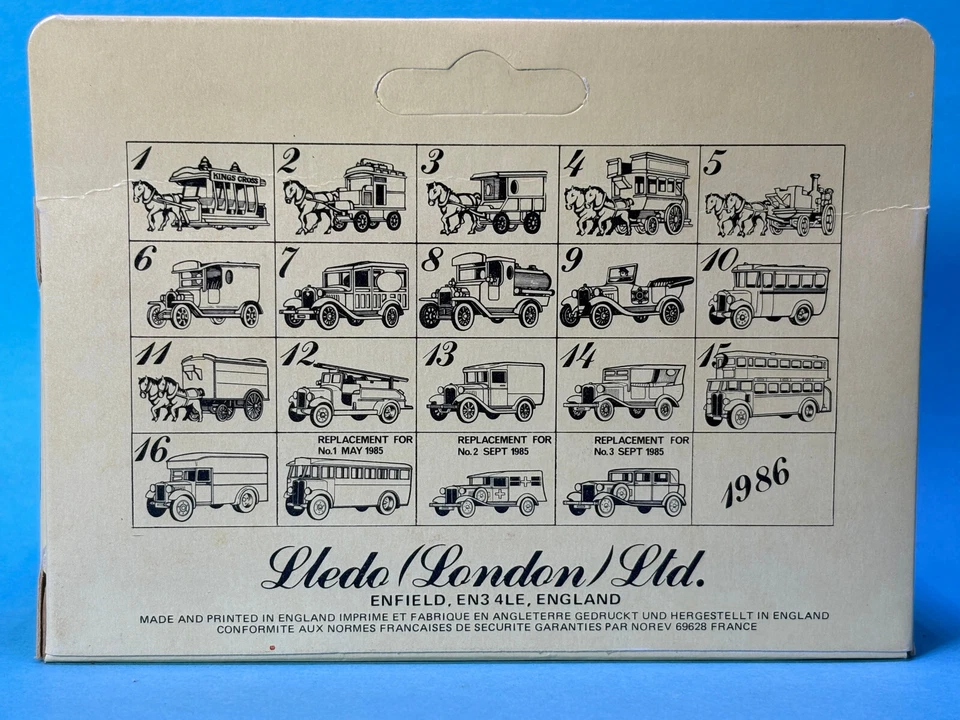 1986 Lledo Days Gone Diecast Car MIB 16 AEC Chicago Transit Bus COKE Coca Cola - Image 3 of 3