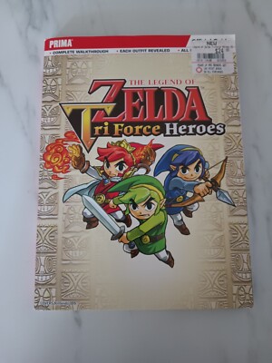 The Legend of Zelda: Tri Force Heroes~Official Strategy Guide by Prima Games~New
