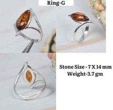 Solid 925 Sterling Silver Tiger 's Eye Ring Gemstone Jewlry Gift For Her A 47
