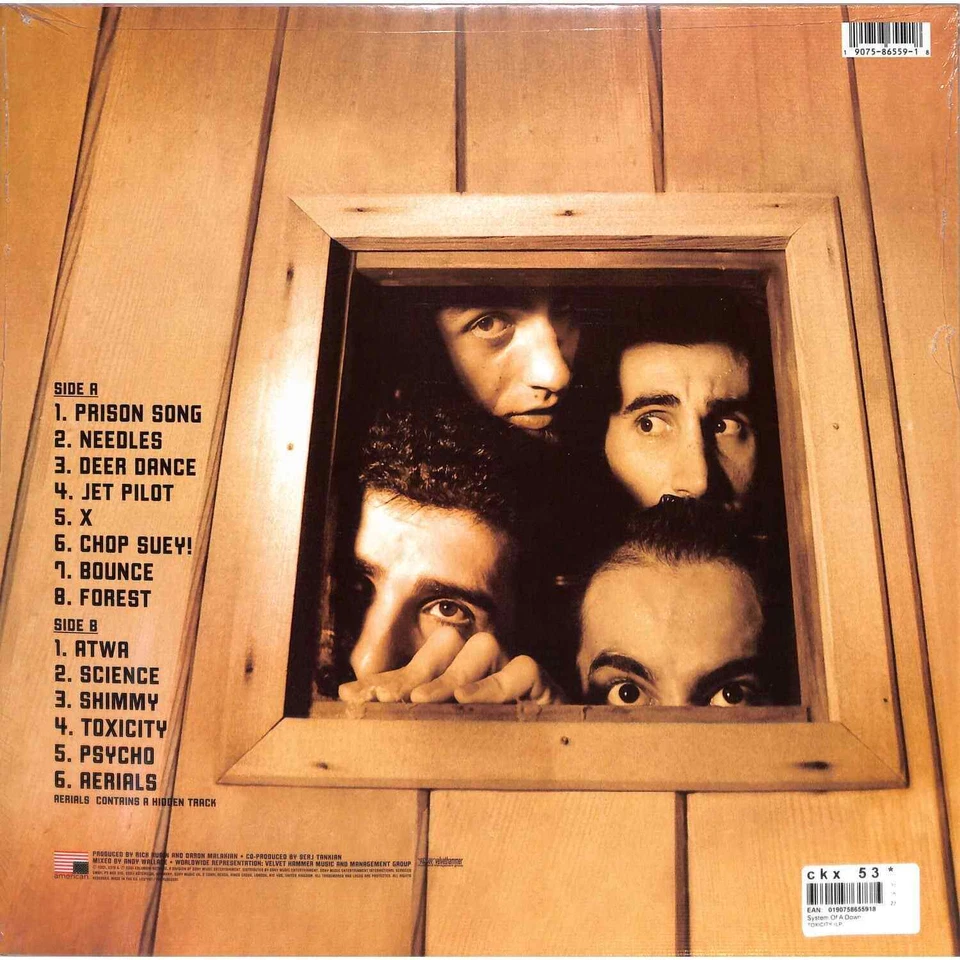 System Of A Down / TOXICITY (LP) / SONY MUSIC / 19075865591 / LP - Bild 2 von 2