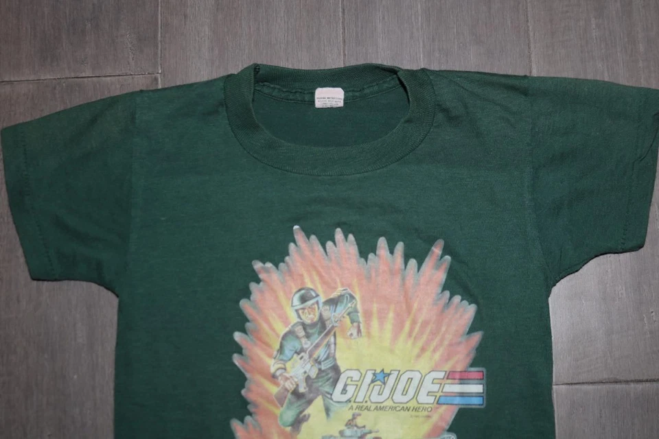 VINTAGE 80s UNDEROOS GI JOE YOUTH BOYS T SHIRT GRAPHIC TEE 1982 HASBRO TANK RARE - Image 3 of 4