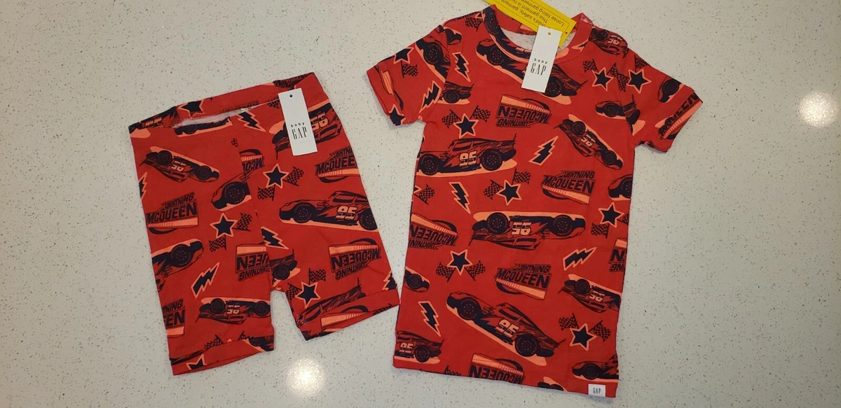 lightning mcqueen pajamas gap