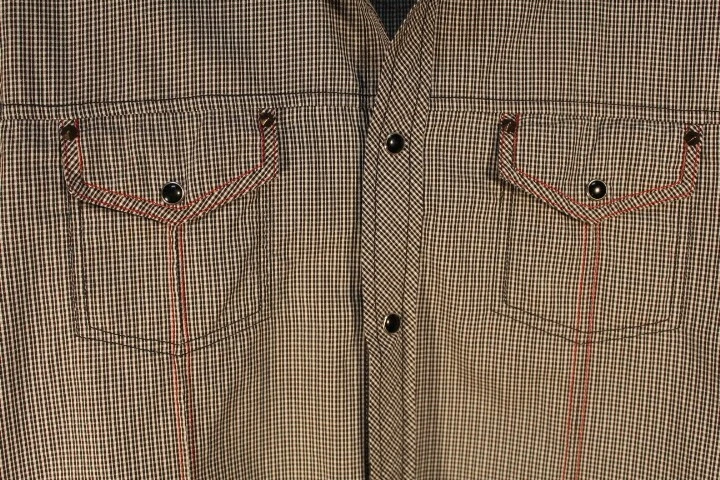 Camisa Guess Los Angeles Talla XL Negra Perla A Presión Manga Larga Rebelión Spellout