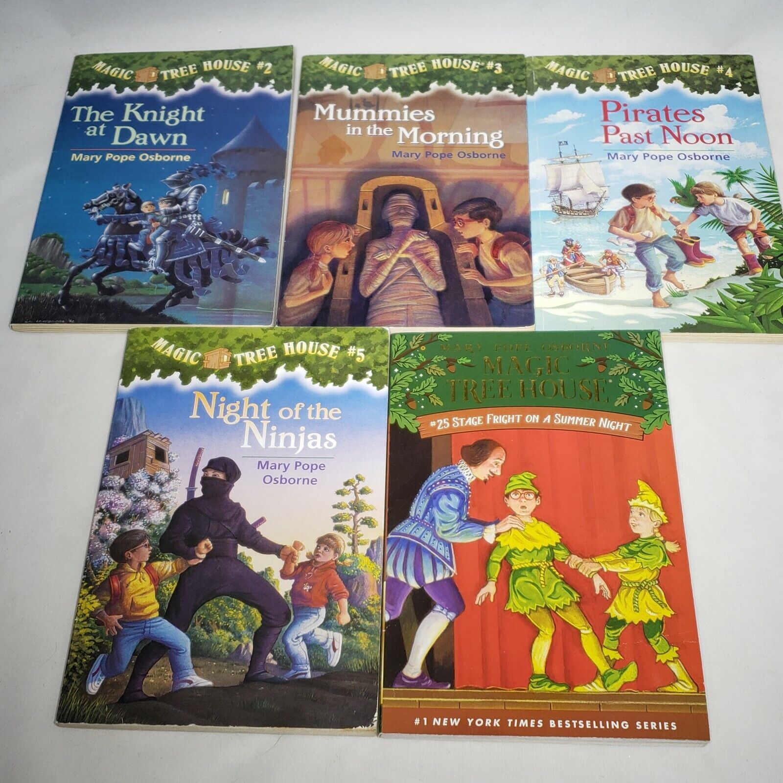 Magic Tree House - Lot Of 5 Books No.’s 2, 13, 20, 23, And 39