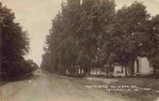 A View Of Residences On Sixth Street, Esterville, Iowa IA RPPC 1910