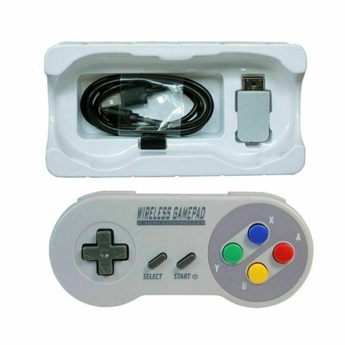 USB Wireless Gamepad Controller For Super SNES Classic Mini Game Console - Picture 13 of 17