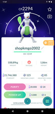 Pokémon Tra de-Shiny Shadow Mewtwo( Purify ) ---trade 1mill dust or P T C