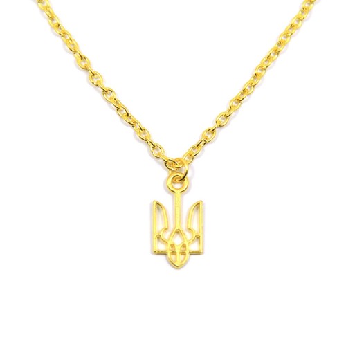 Collar Tryzub Oro Soporte Ucrania Joyería Símbolo Ucraniano Colgante Tridente - Imagen 14 de 25