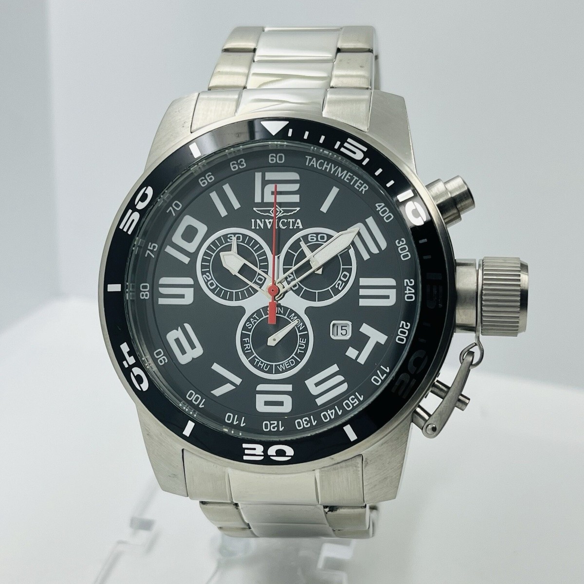 Invicta Corduba Men's Chronograph Silver 5ATM Stainless Steel 48mm