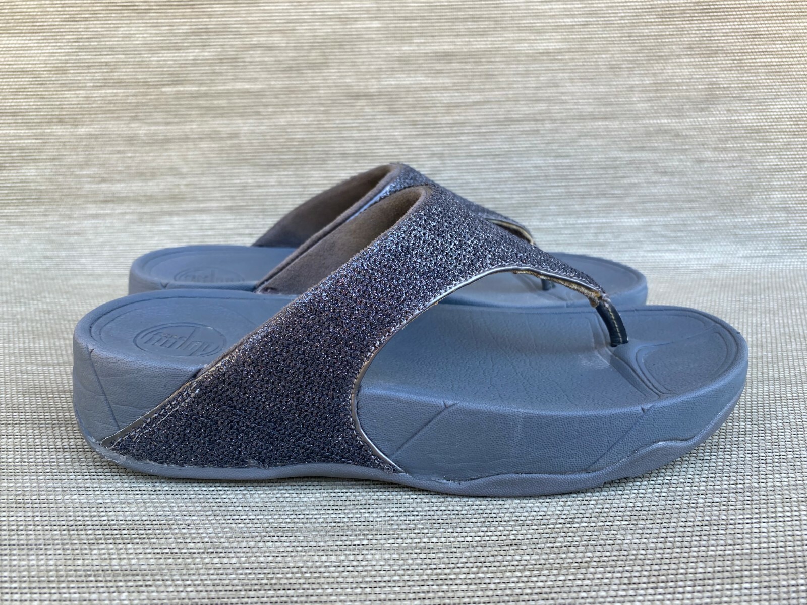 Fitflop Women's Glitter Sparkle Thong Sandals, Size 7 | eBay