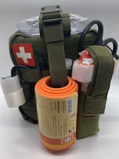 Individual First Aid Kit (IFAK) Condor Olive Drab with Ethicon Suture Kit
