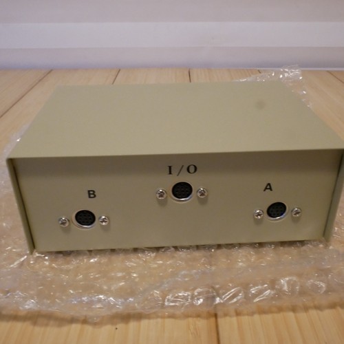 NOS Vintage 8 Pin Serial Mini Din 8 AB Data Rotary Switchbox Macintosh DW-MD82 - Picture 2 of 10