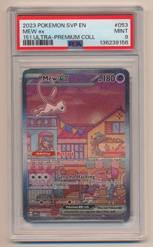 PSA 9 Pokemon Black Star Promo Mew EX SVP EN #053 MINT Condition!!